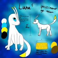 Luna Reference by DeviousMarshal - female, ref sheet, reference, moonwolf, own character