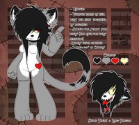 Nocturne the zombie-cat by plasticXsurgery - cat, female, zombie, sonic, undead, stitches