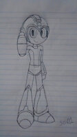Super Smash Bros. 4: MegaMan by SomeCat01