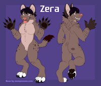 Zera reference sheet (2020) by ryukawa - female, hyena, herm, futa, sfw, zera