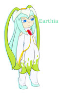Earthia by VeeMomo - female, sonic the hedgehog, seedrian, sonic x, cosmo the seedrian, archie sonic, sonic archie, galaxina the seedrian, earthia the seedrian, mother's light