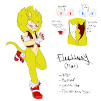 Fleet by HedgeWolf23 - male, demon, hedgehog, sonic, fleet, fleetway