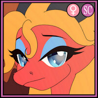 Vlka by fibs - dragon, female, character sheet, character, dragoness, busty, wyrm, vulcan wyrm