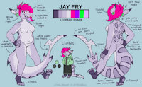 Jay Fry by lateralus - reference sheet, shark, female/solo, sharkgirl