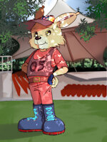 Mistletoe Bellflower (Novel Reboot Design) by JP5Bellflower - male, rabbit, action, walt disney, bellflower bunnies, fantasy theme, teen fiction