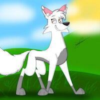 Victoria (new oc) by LuisDalmatia101 - dog, draw, victoria, foxgirl, cute girl, ocs, wolf girl, 01 dalmatian street, sfwart