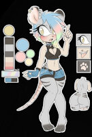 First look Talia the possum by TraxxDownlink - female, possum, fan character, na