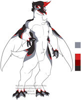 Zeyo Ayiaq adopt from Natsukis_Commishes by Xetem - male, bird, anthro, avian, penguin