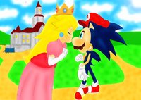 Sonic troll Peach by liluna1991 - sonic