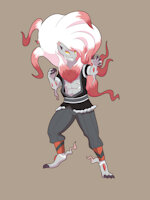 Rai the Hisuian Zoroark by 670pony - male, fluffy, stance, zoroark, smirk, hisuian zoroark