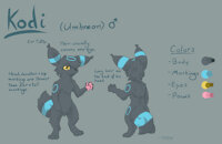 Kodi Ref Sheet by KodiTheBre - male, reference sheet, canine, pokemon, girly, anthro, femboi, furry, m, solo, canid, m/solo, ref sheet, girlyboi, girlyboy, femboy, umbreon, girly boy, girly boi, canidae, male/solo