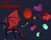 Fear Feader by FalysyuH - dragon, male, wanderer, spacedragon, f.f, fearfeader