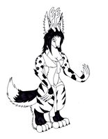 Sound of Fallen Leaves by Rumble - female, wolf, mix, the, black, breed, chronicles, character profile