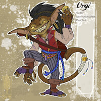 Urgi the goblin by Sage116 - oc, pathfinder, roleplaying, goblin, table top, pathfinder2e, urgi
