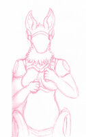 Strawberry_Pi - Badge by NeoRena - female, badge, character bio, protogen