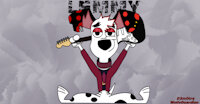 Lemmy (New OC) by Leonity - dog, male, oc, dalmatian, digitalpainting, hund, lemmy, männlich, digitaldrawing, 101 dalmatian street, dalmatiner, das haus der 101 dalmatiner, wolfsguardian, wlfgard, d3m0try, e guitar, e gitarre