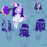 Temporary Model Sheet by HeadHazed - male, pony, ghost, my little pony, model sheet, pony oc