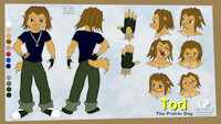Tod the Prairie Dog (Includes Character Bio!!) by tamiasthechipmunk - male, character, sheet, ref, reference, rodent, tod, bio, prairie dog
