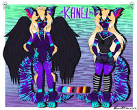 💜Kanel💜 by RouxySoraWolf - cute, girl, cat, female, reference sheet, demon, wings, angel, reference, furaffinity, rouxysorawolf