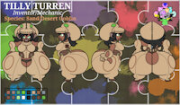 Tilly Turren Ref Sheet (Retcon Update) by Puzzlegoblin - female, booty, steampunk, hyper, dat ass, wide hips, buck teeth, datass, goblin, bubble butt, bubblebutt, hyper ass, short stack, bootylicious, thick legs, thick thighs, hyper booty, shortstack, full lips, thicc, hyper thighs, tilly goblin