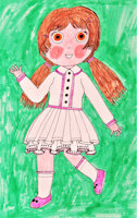 Abbey Lane by MrRoseLizard - girl, female, teenager, jaguar, human, oc, deviantart, english, racing, artfight