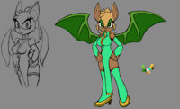 [OLD] Reference: Jin Yu Yi by Axelarion - female, bat, oc, mobian, female/solo, sonic oc, mobian bat, mobian oc, sfw art