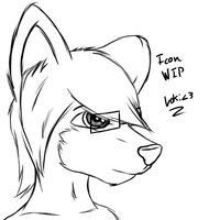 Loki Icon (WIP) by colliebutt - border collie, icon, canines, males