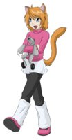Raven Wolf - Lumia Masters (Book 1 Design) by Kurapika - female, robot, catgirl