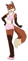 Raven Wolf - Eve (Book 1 Design) by Kurapika - fox, female, vixen