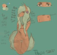 Tah Blane by Tahtenace - fox, female, afghanhound, nativeamericanindiandog, greayhound