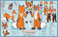 trotter foxtrot by BrisketRingtail - babyfur, diaper, fox, male, bondage, crossdressing, bikini