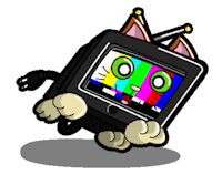 TV cat by raon453 - cat, monster, tv, object