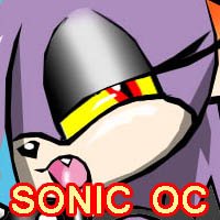Sonic OC - Noir the GothBat by YFurry - boobs, girl, woman, female, bat, purple, makeup, pinup, sexy, original, hot, sweater, collar, bust, goth, gothic, pin-up, sonic, tits, oc, chest, pin up, earrings, skull, busty, mole, earring, fang, original character, sonic fan character, y-furry, black lips, black lipstick