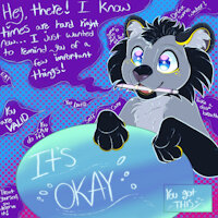 It’s going to be Okay! by Luxxpawz - cute, cub, females, cat, feline, luxray, female, commission, hybrid, paw, pokemon, paws, feminine, feral, ears, muzzle, commissions, fur, furry, cuteness, depressed, depression, lgbt, pokeball, she, pokesona, luxio, hybrid species, cutesy, ferals, fursonas, female/solo, furryart, female solo, furry art, pokemon oc, lgbtq, commissions open, cute art, commissionsopen, furryanthro, furryartist, she/her, pokemon shiny