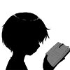 Ripley by Ripley - male, human, denial, reading