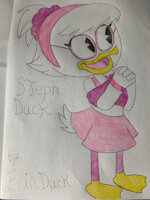 Steph Duck OC by BusterBunny8 - male, oc, duck, ducktales2017, duck oc
