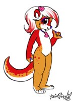 Cindy Lutrai - Adopted  by ShaneLaFleur - cub, female, twin, otter, swimming, singing, reading, yaoifairy, alomo34