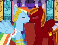 FireblazeXRainbow Dash Gala experances  by CharlesDragon