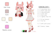 [REF.] Evelyn Minh by KnottyLilCub - cub, girl, female, rabbit, reference sheet, dress, young, reference, underage