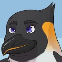 Ben the Penguin Ref sheet by BenThePenguin - male, avian, penguin, big muscles, muscular male