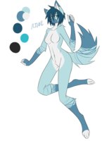 Icelynn - Reference by Rt001 - female, reference, arctic wolf, rt001, icelynn