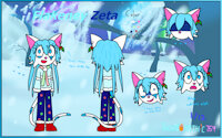 Christmas special character-- Flakeney Zeta by Netherkitty - cat, female, christmas, merry christmas, character design, new character, mage cat, christmas 2022, merry christmas 2022, flakeney