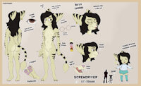 Screwdriver Ref Sheet by FlatTriangles - male, reference sheet, crossdressing, lombax