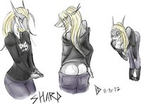 Shard by Bright (Character Sheet Enclosed) by Shard - herm, shark