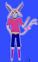 Another character. by LegionSilv - female, pokemon, espeon, eeveelution