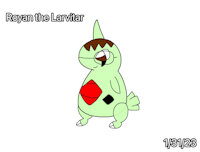Royan the Larvitar by Arinthegamingboy - fanart, male, pokemon, dinosaur, larvitar, royan