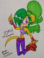 Zyria The Mongoose(by Kova360) by ZzBluSniper21zZ - female, clothed, singer, mongoose