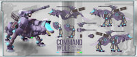 Command Wolf Customs by GrayHantzell - reference sheet, cannon, machine, ref sheet, reference, machines, refsheet, mecha, refference, ref-sheet, machine gun, zoids, referencesheet, refference sheet, zoid, command wolf