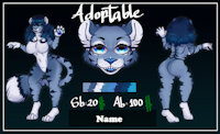 Snow tiger adopt by Paulente - female, tiger, adoptable, adopt