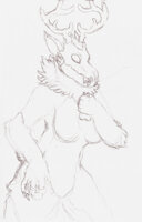 Monte - Badge by NeoRena - badge, genderqueer, character bio, wendigo